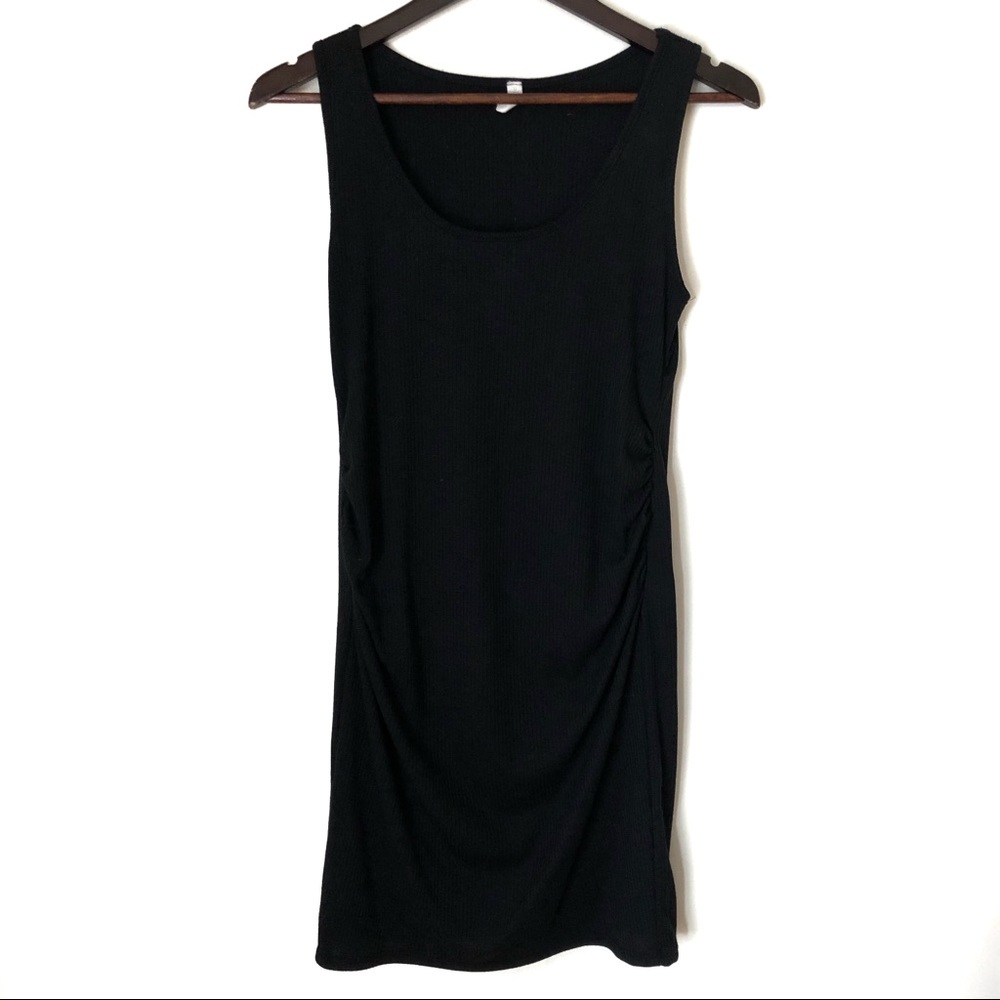 PinkBlush Ribbed Fitted Maternity Dress